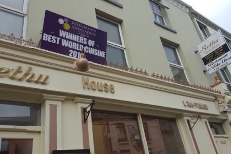 Winner of the Best World Cuisine in Kerry Ireland